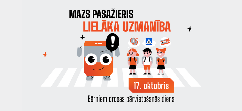 Šodien Latvijā otro reizi atzīmē Bērniem drošas pārvietošanās dienu