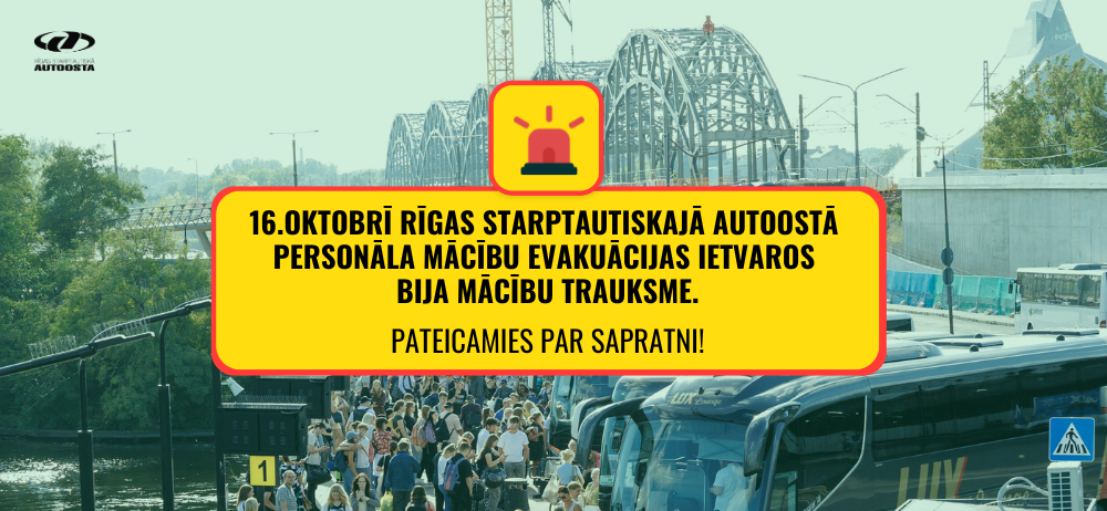 Mācību trauksme autoostā