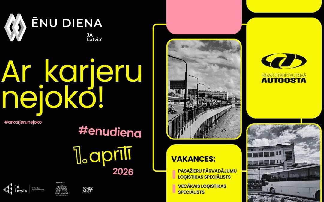 AR KARJERU NEJOKO! SĀKAS SKOLĒNU PIETEIKŠANĀS ĒNU DIENAI!